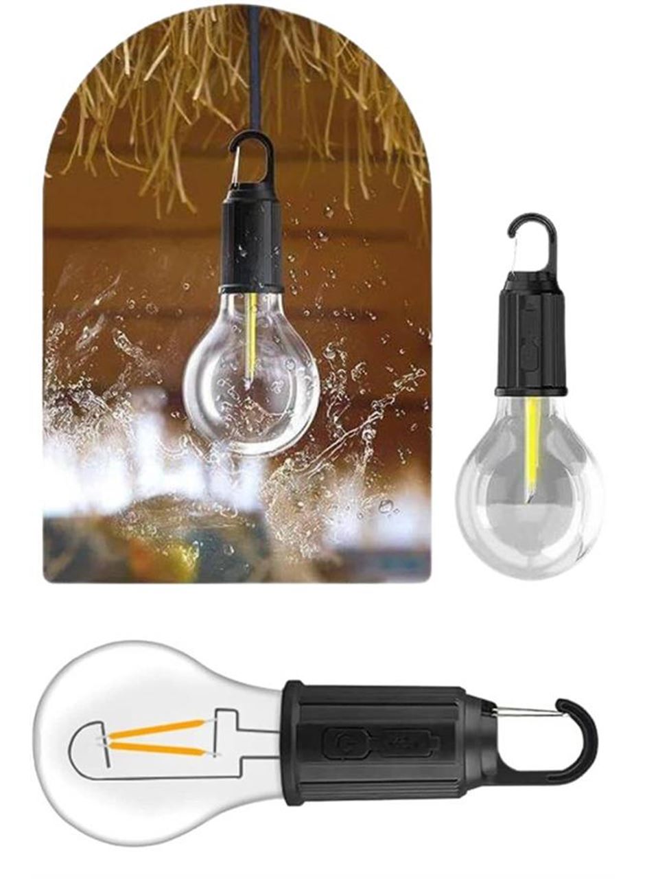 Taşınabilir Şarjlı Led Ampul Askılı Lamba Kamp Bahçe Lambası