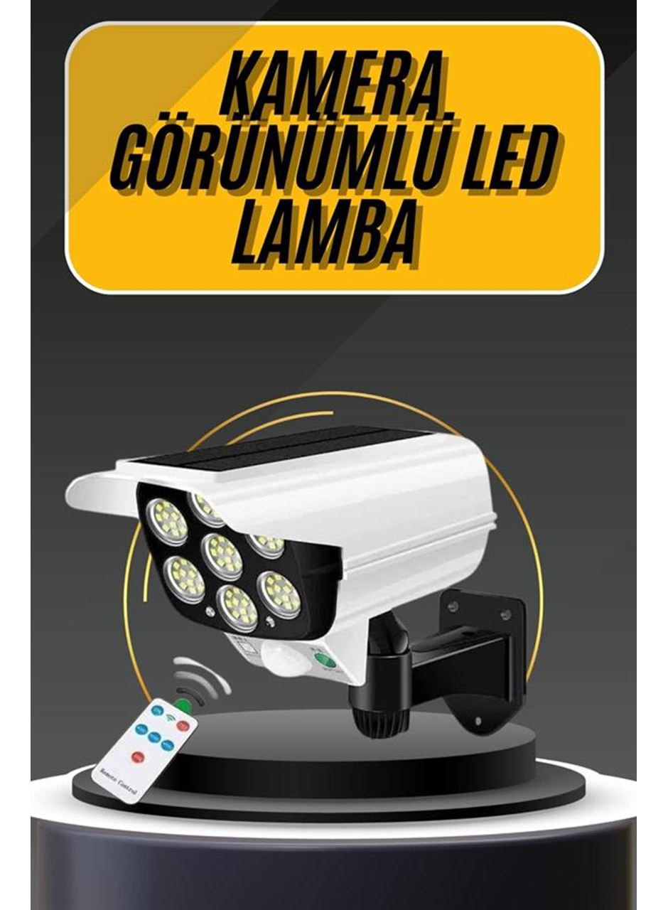 LED Lamba-Güneş Paneli Destekli Uzaktan Kumandalı Solar LED Lamba