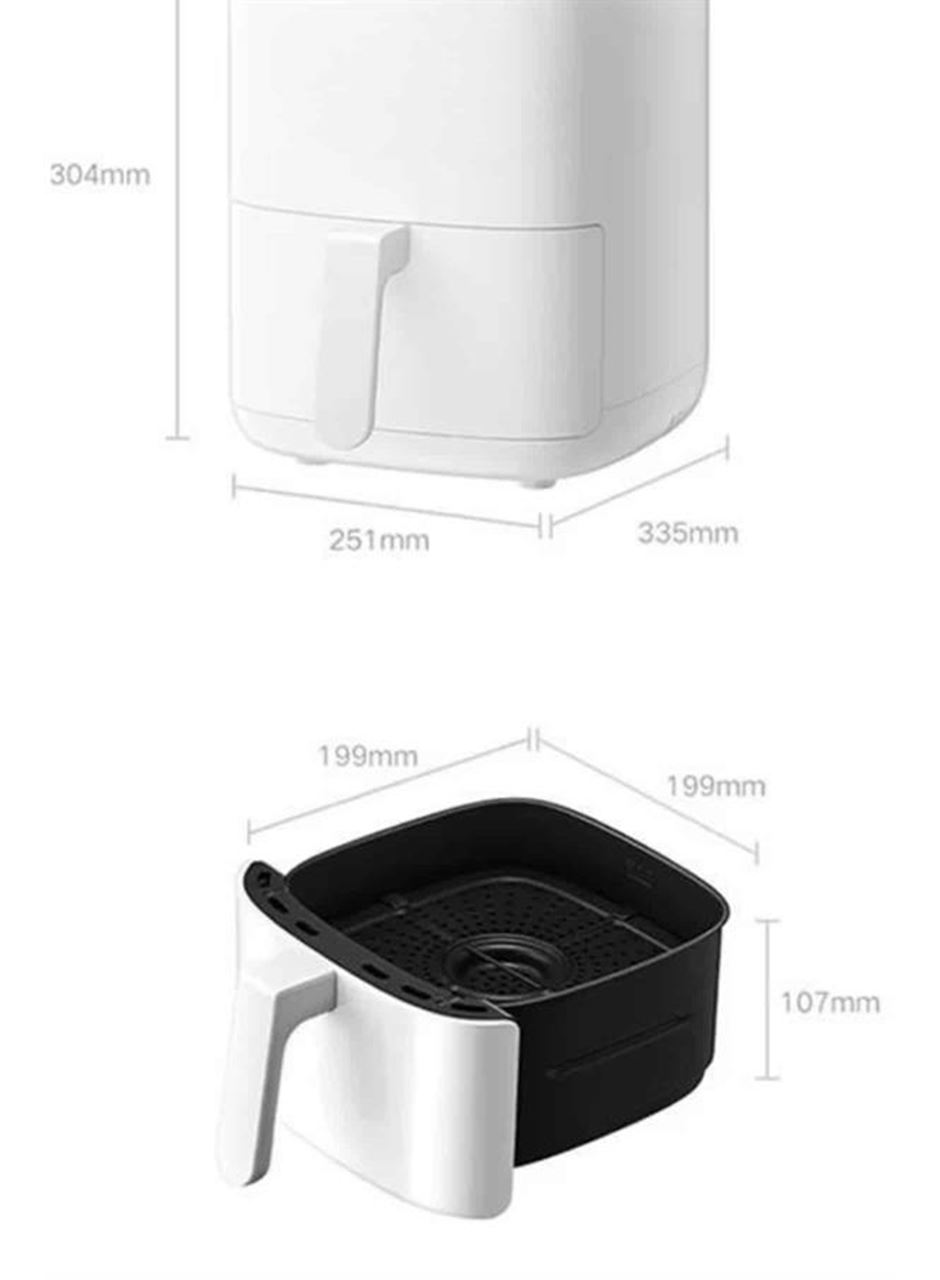 Hava Fritözü 4L Airfryer Pratik Uzun Ömürlü Yağsız Pişirme Taşınabilir