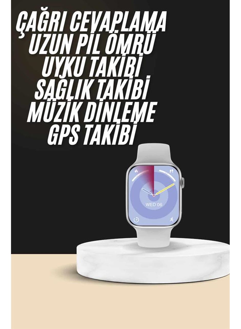 Akıllı Saat Kulaklık Hediyeli Uyku ve Sağlık Takibi Yapabilen Uzun Ömürlü
