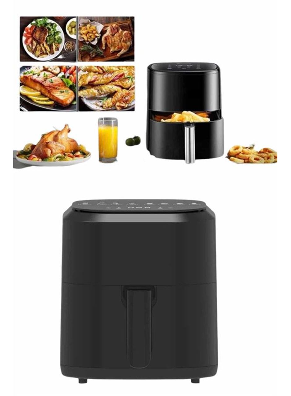 4L Airfryer Hazneli Hava Fritözü Yağsız Fritöz Taşınabilir Fırın İşlevi Gören Pratik