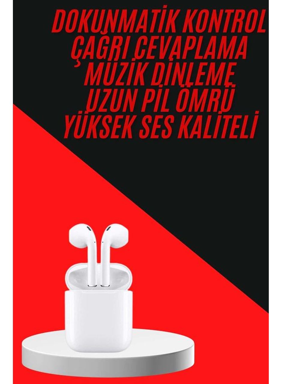 Yeni Nesil Akıllı Saat Ve Kulaklık Seti Gümüş Kasa Zarif Tasarım Çok Fonksiyonlu