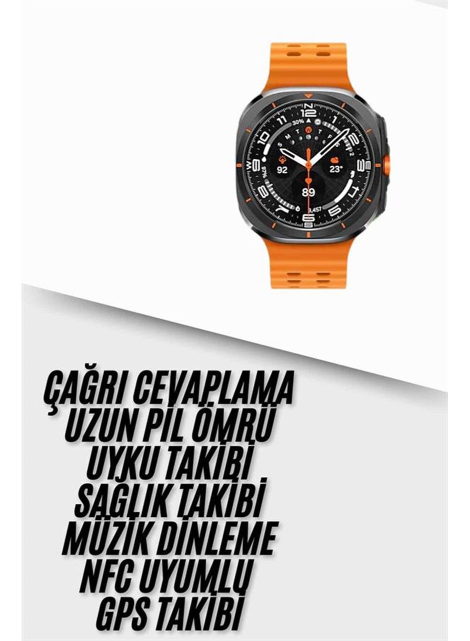 Yeni Nesil Çağrı Cevaplayabilen 47 MM Titreşimli Çok Fonksiyonlu Akıllı Saat