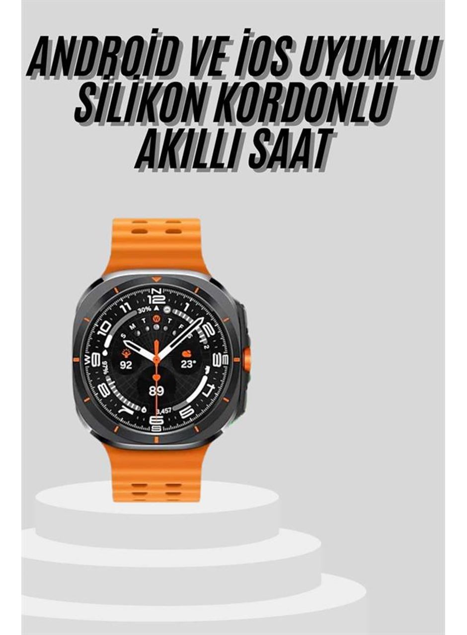 Yeni Nesil Çağrı Cevaplayabilen 47 MM Titreşimli Çok Fonksiyonlu Akıllı Saat