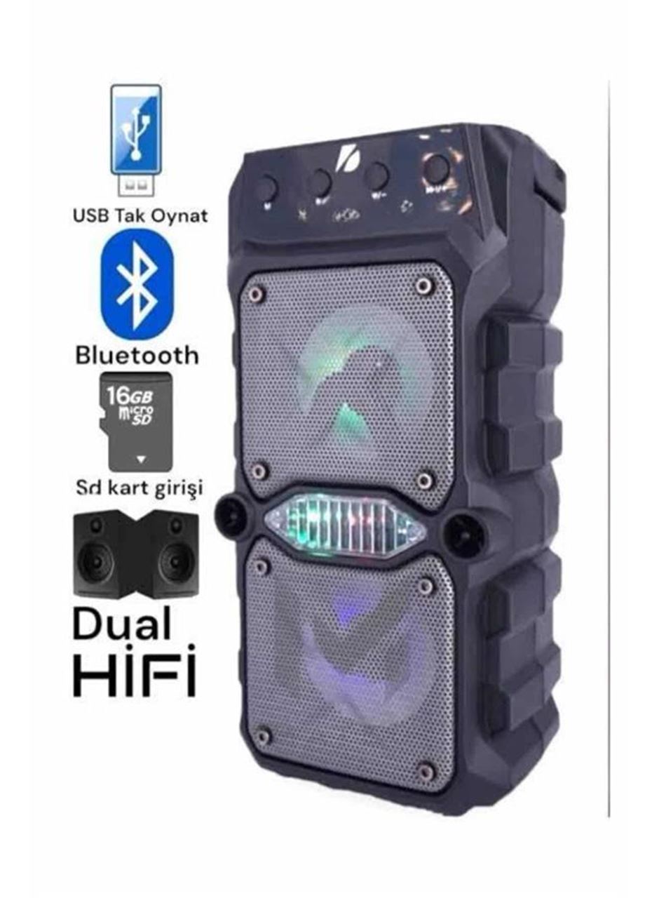 Ses Bombası Kablosuz Bluetooth Hoparlör Çift Çıkışlı Yüksek Ses Kaliteli Hoparlör