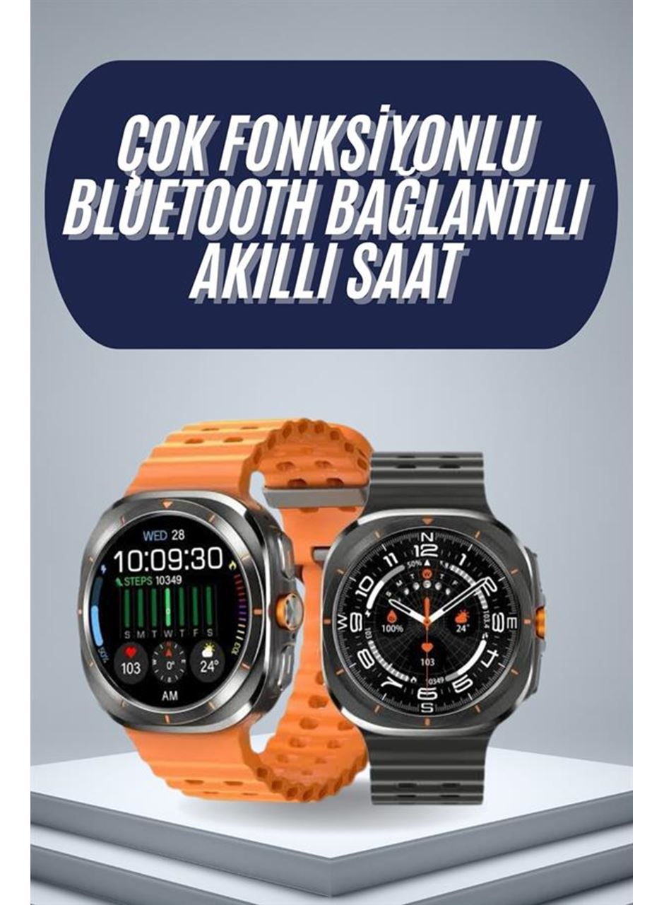 2025 Model Gelişmiş Özellikli Nabız Sensörlü Spor Takibi Yapabilen Titreşimli Saat