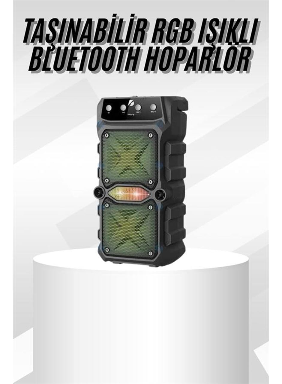 Çift Çıkışlı Güçlü Bataryalı Kablosuz Yüksek Ses Kaliteli Bluetooth Hoparlör