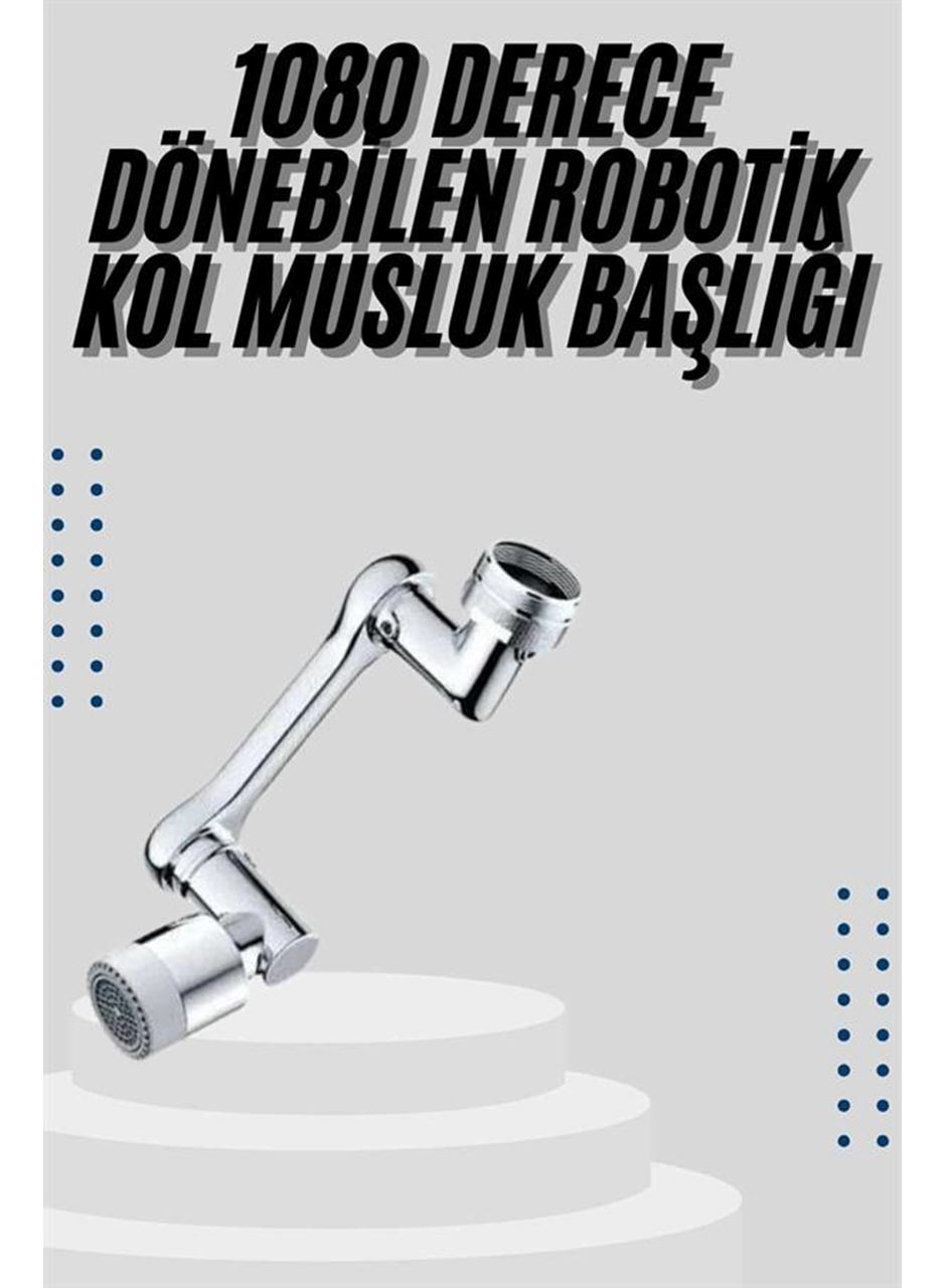 Mutfak Musluk Başlığı 1080 Derece Dönebilir Oynar Başlıklı Musluk Aparatı