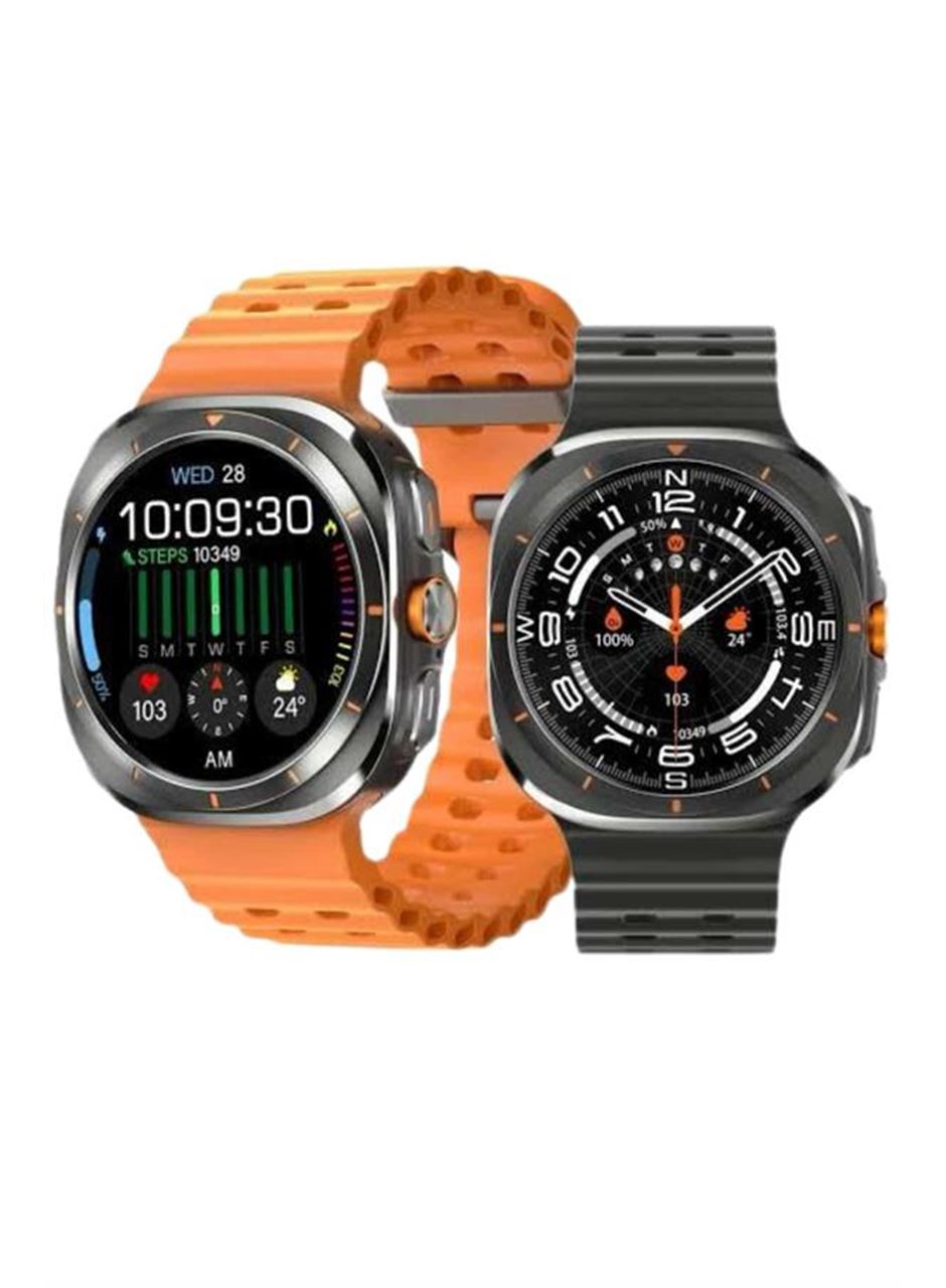 Akıllı Saat Unısex Zarif Görünümlü Titanyum Kasa Amoled Ekran Müzik Dinleme