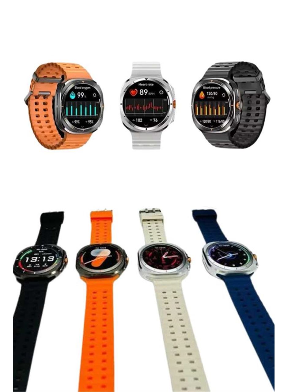 Akıllı Saat Unısex Zarif Görünümlü Titanyum Kasa Amoled Ekran Müzik Dinleme