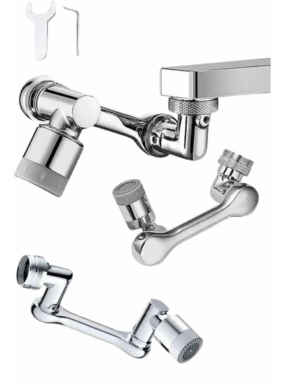 Mutfak Musluk Başlığı 1080 Derece Dönebilir Oynar Başlıklı Musluk Aparatı