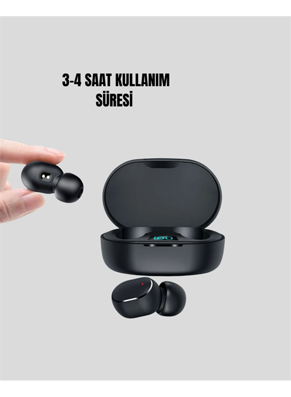 Kablosuz Kulak İçi Bluetooth Kulaklık Stereo Dokunmatik Kontrollü Kulaklık