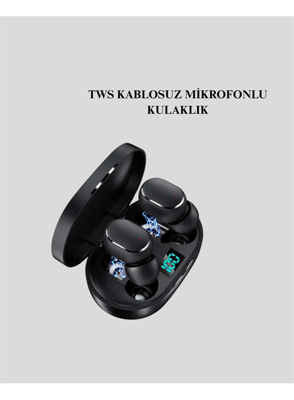 Kablosuz Kulak İçi Bluetooth Kulaklık Stereo Dokunmatik Kontrollü Kulaklık