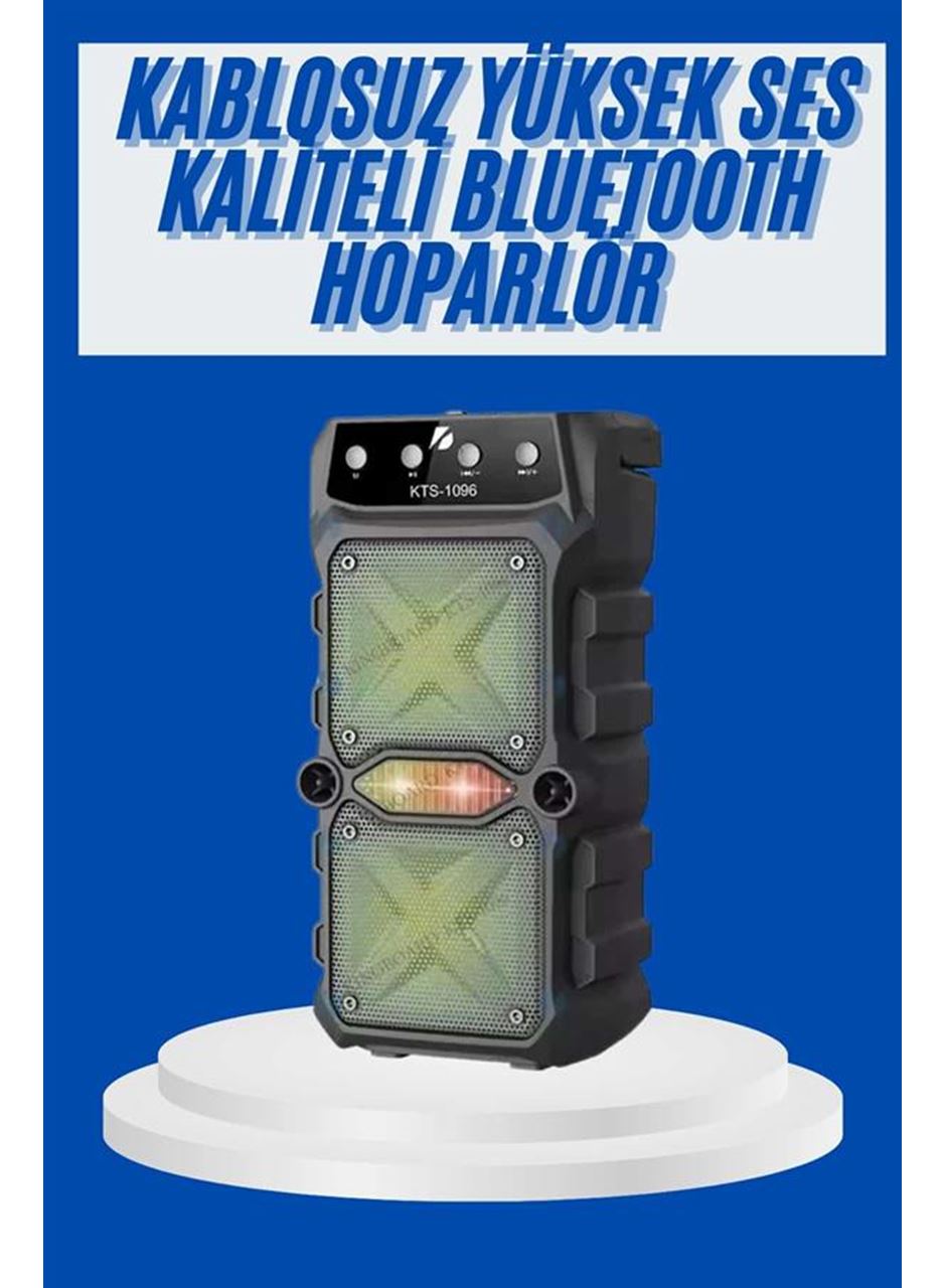 Büyük Boy Bluetooth Hoparlör Çoklu Bağlantı Çift Çıkışlı Taşınabilir Kesintisiz