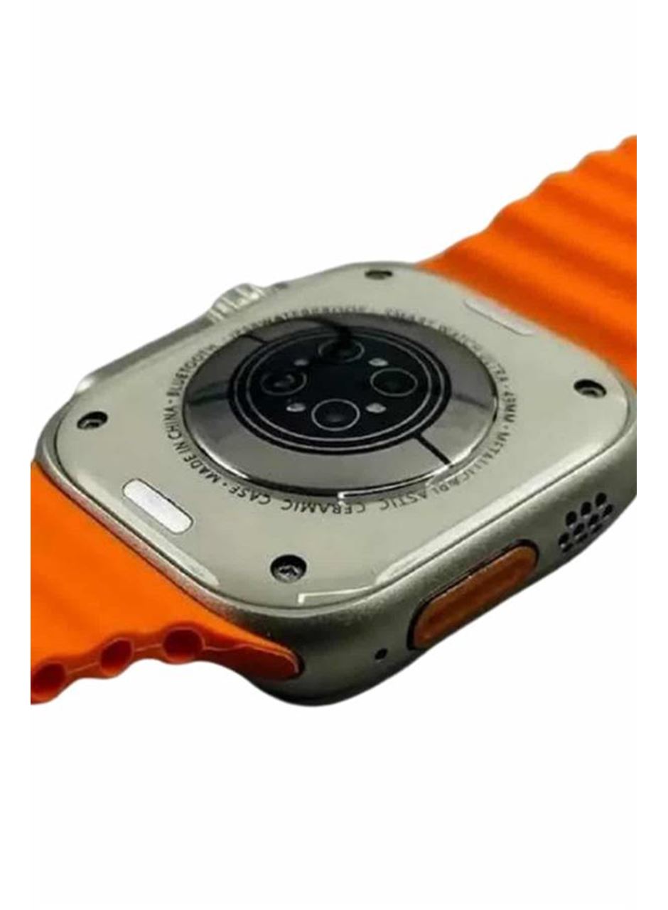 Ultra Max Kordon Kilitli Akıllı Saat Amoled Ekran Titreşimli Çağrı Cevaplayabilen