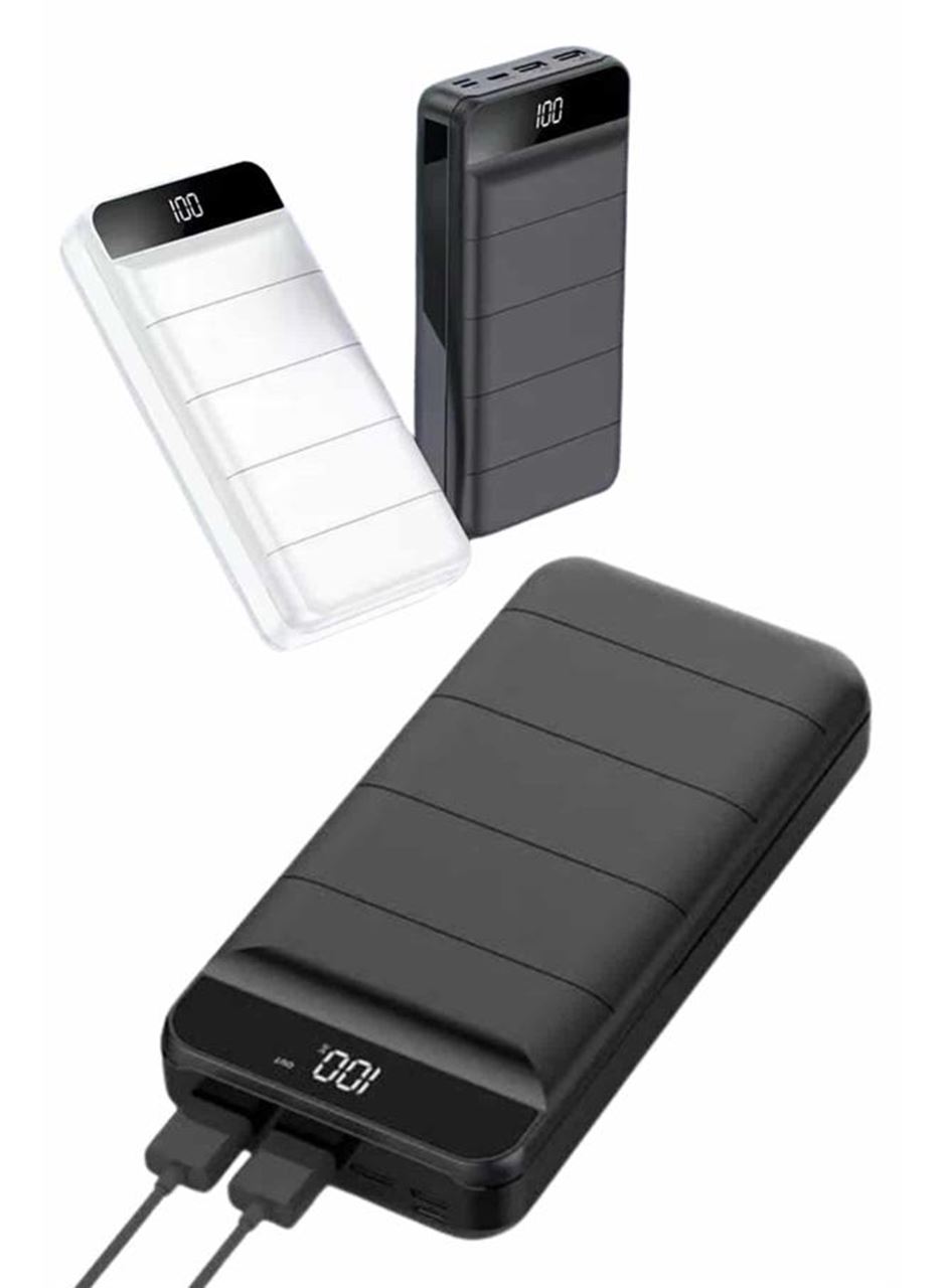 50.000 Mah Powerbank Turbo Hızlı Led Göstergeli Android İOS Uyumlu Taşınabilir Askılı