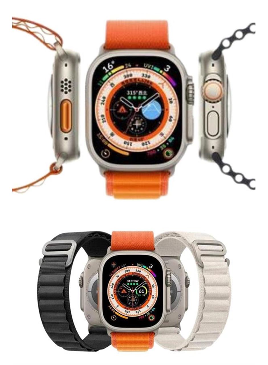 Yeni Nesil Akıllı Saat Çok Yönlü Titreşimli 49 MM Android ve İOS Uyumlu