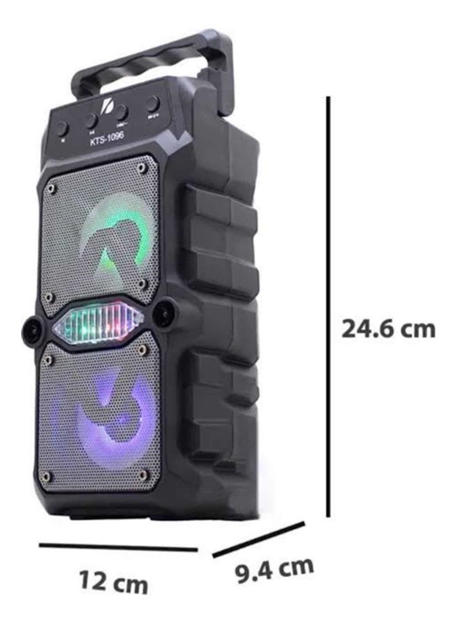 Taşınabilir Kablosuz Bluetooth Hoparlör Uzun Pil Ömrü Led Işıklı