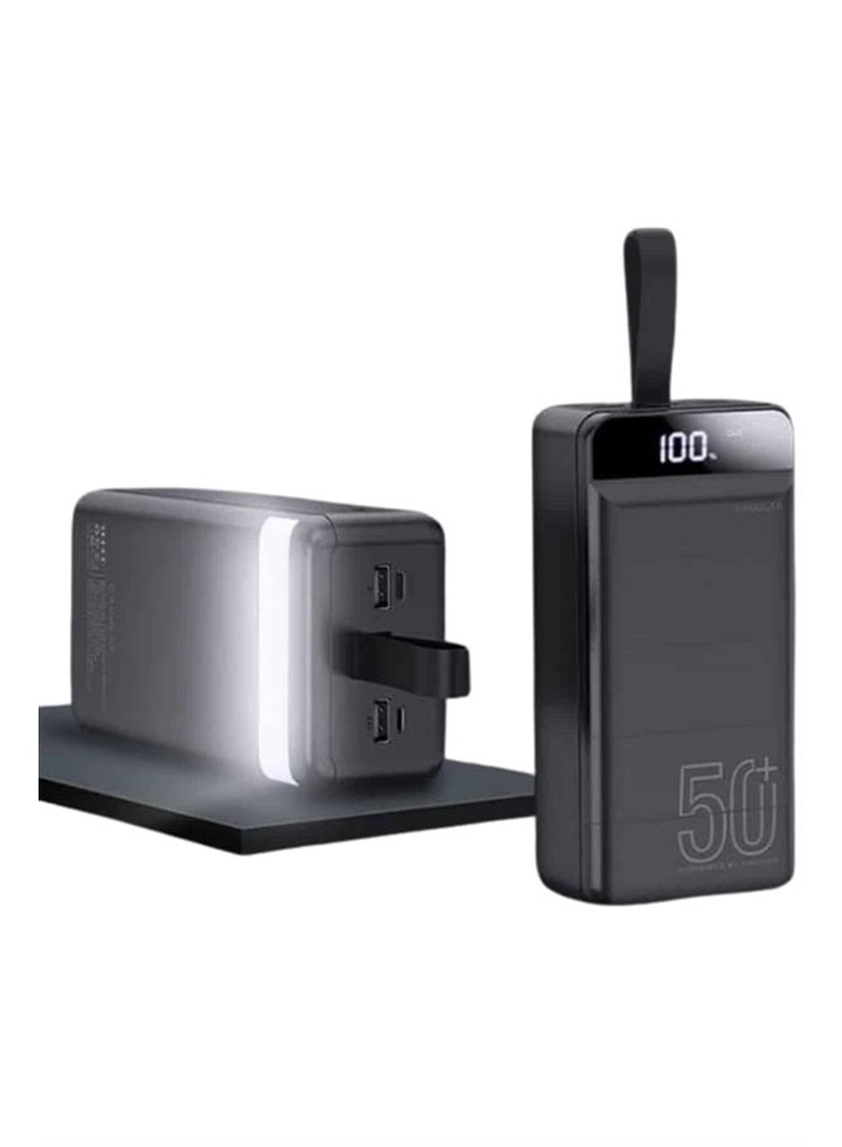 Powerbank 50.000 Mah Dijital Göstergeli Taşınabilir 4 Portlu Hızlı Powerbank