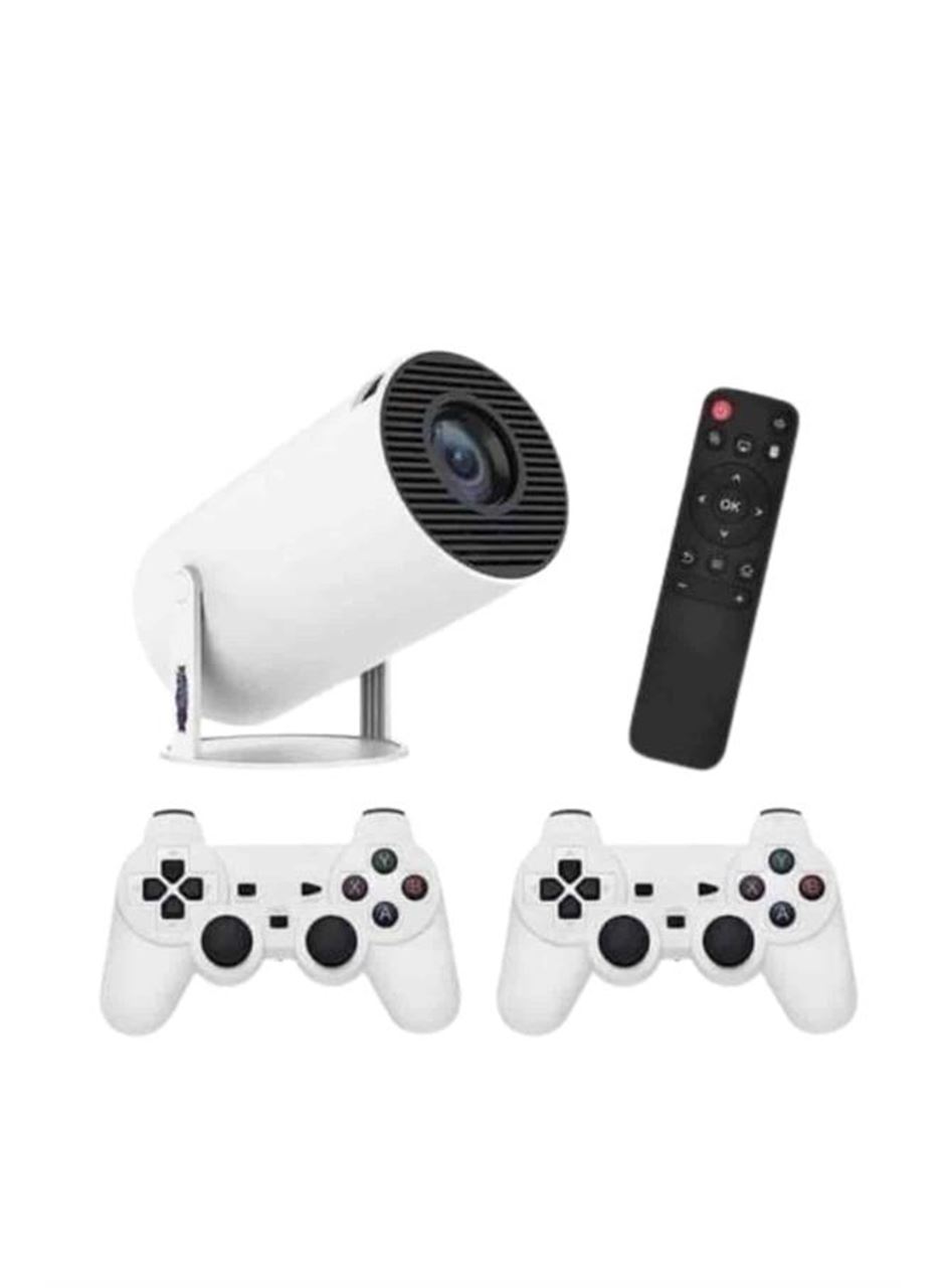 4K Wireless Çift Kollu Kumandalı Oyun Projeksiyonu Retro Video Oyunu