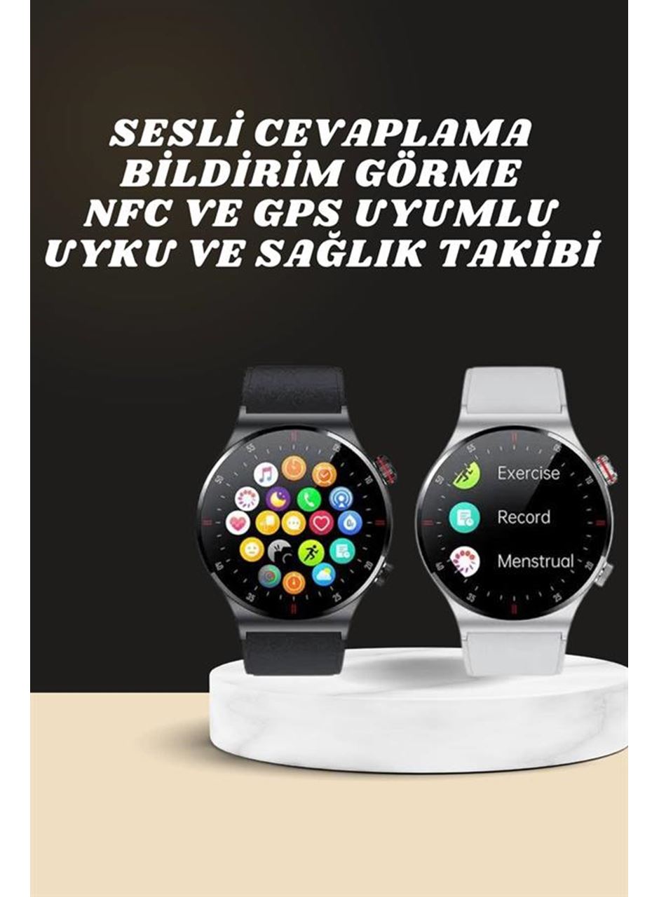 Akıllı Saat Çoklu Kordon Seçeneği Amoled Ekran Çok Fonksiyonlu Bluetooth Bağlantılı