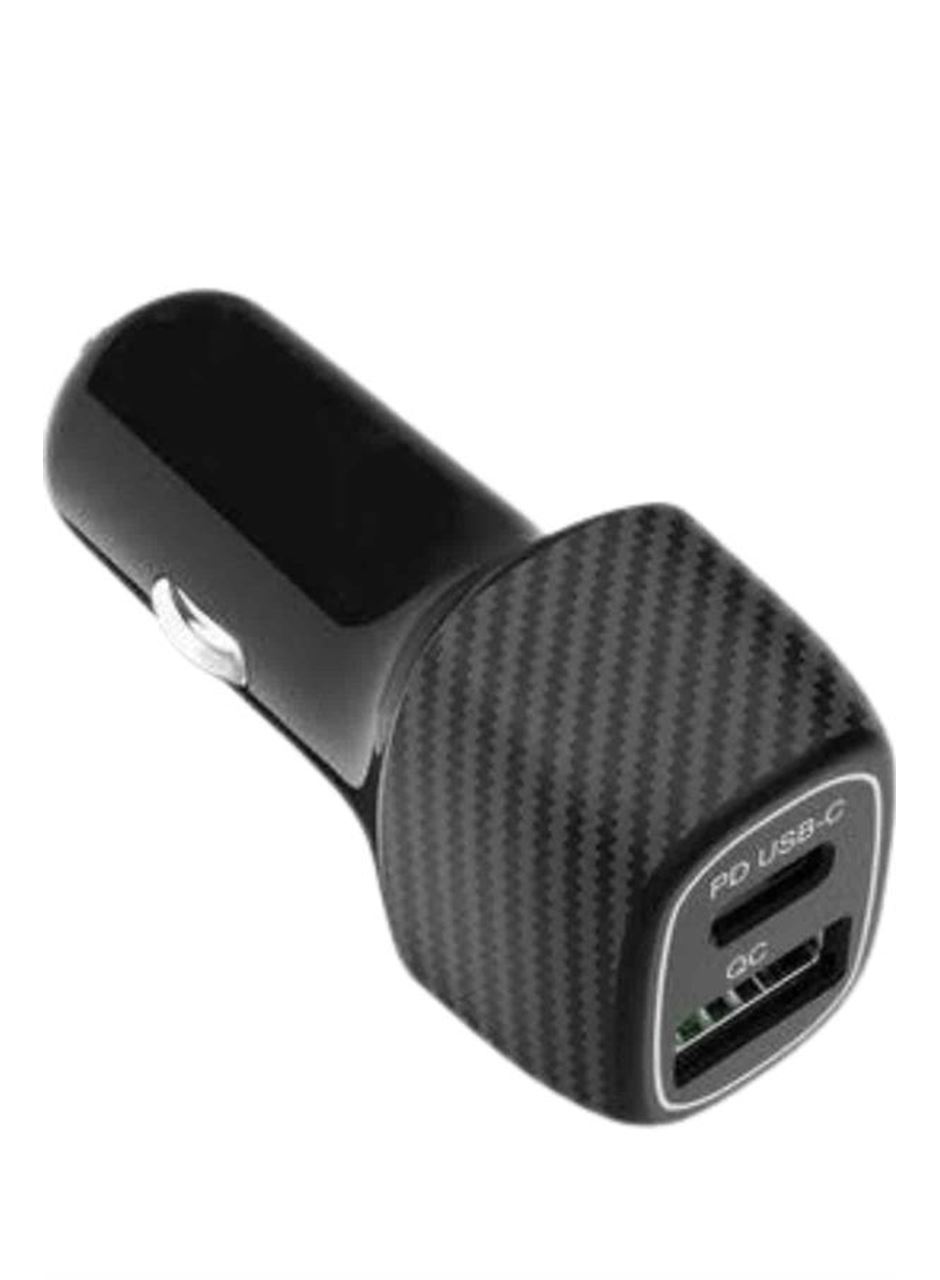 38W USB Type-C Girişli Oto Çakmaklık Araç İçi Hızlı Şarj Çakmaklık Şarj Aleti