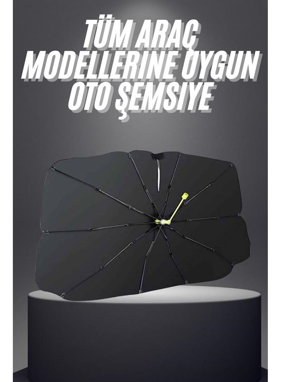 Yeni Nesil Tüm Araç Modellerine Uygun Oto Şemsiye Katlanabilir UV Işınlarına Karşı
