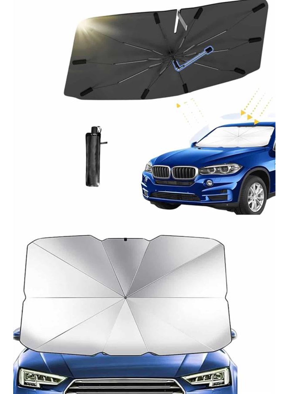 Yeni Nesil Tüm Araç Modellerine Uygun Oto Şemsiye Katlanabilir UV Işınlarına Karşı