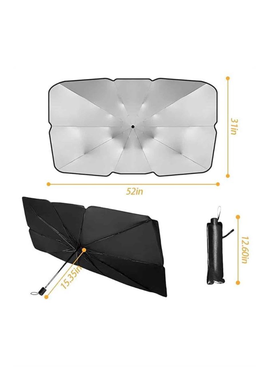 Yeni Nesil Tüm Araç Modellerine Uygun Oto Şemsiye Katlanabilir UV Işınlarına Karşı