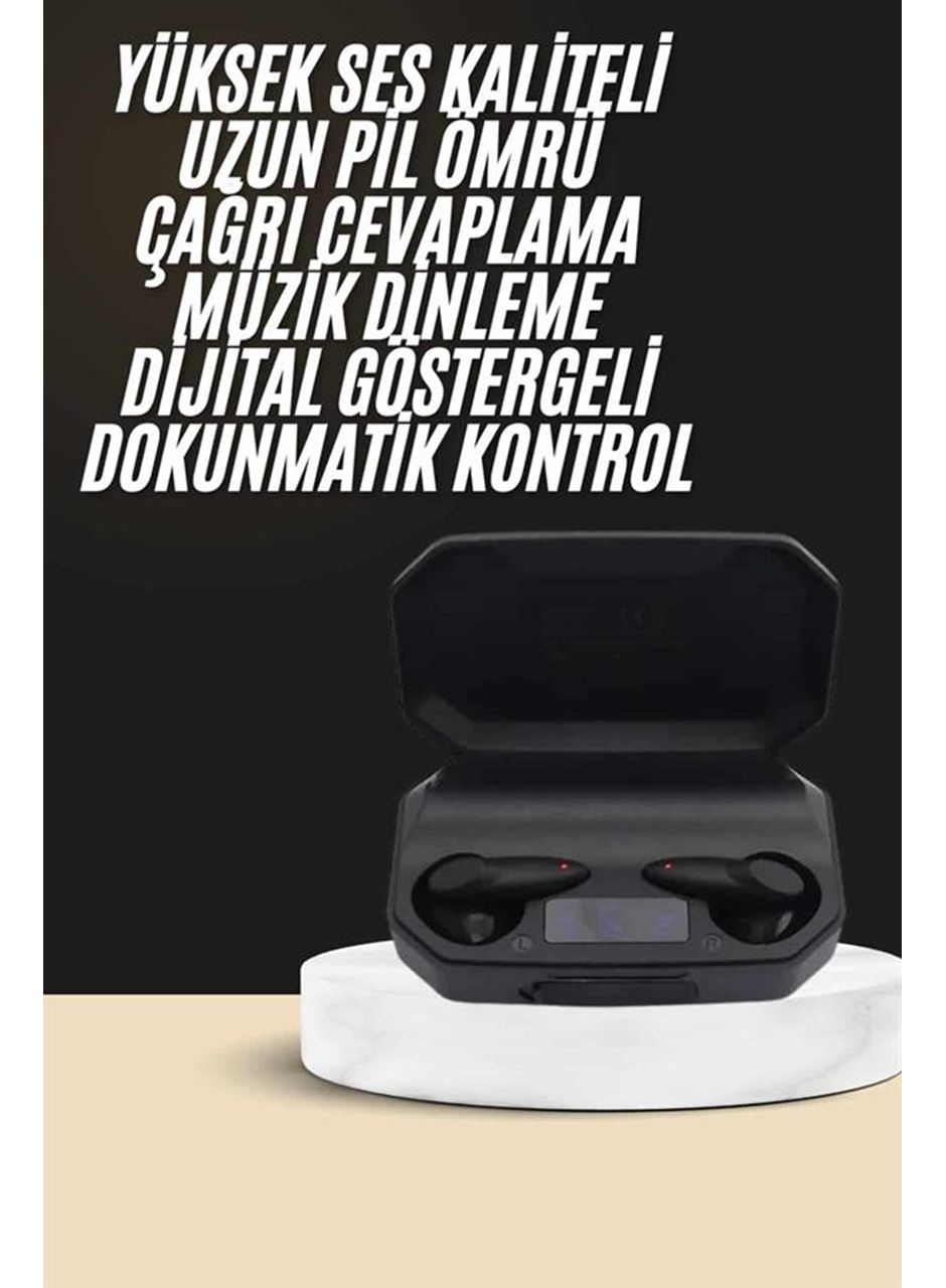 Kulak İçi Bluetooth Kulaklık Rgb Işıklı Çift Mikrofonlu iOS/Android Uyumlu BT 5.2