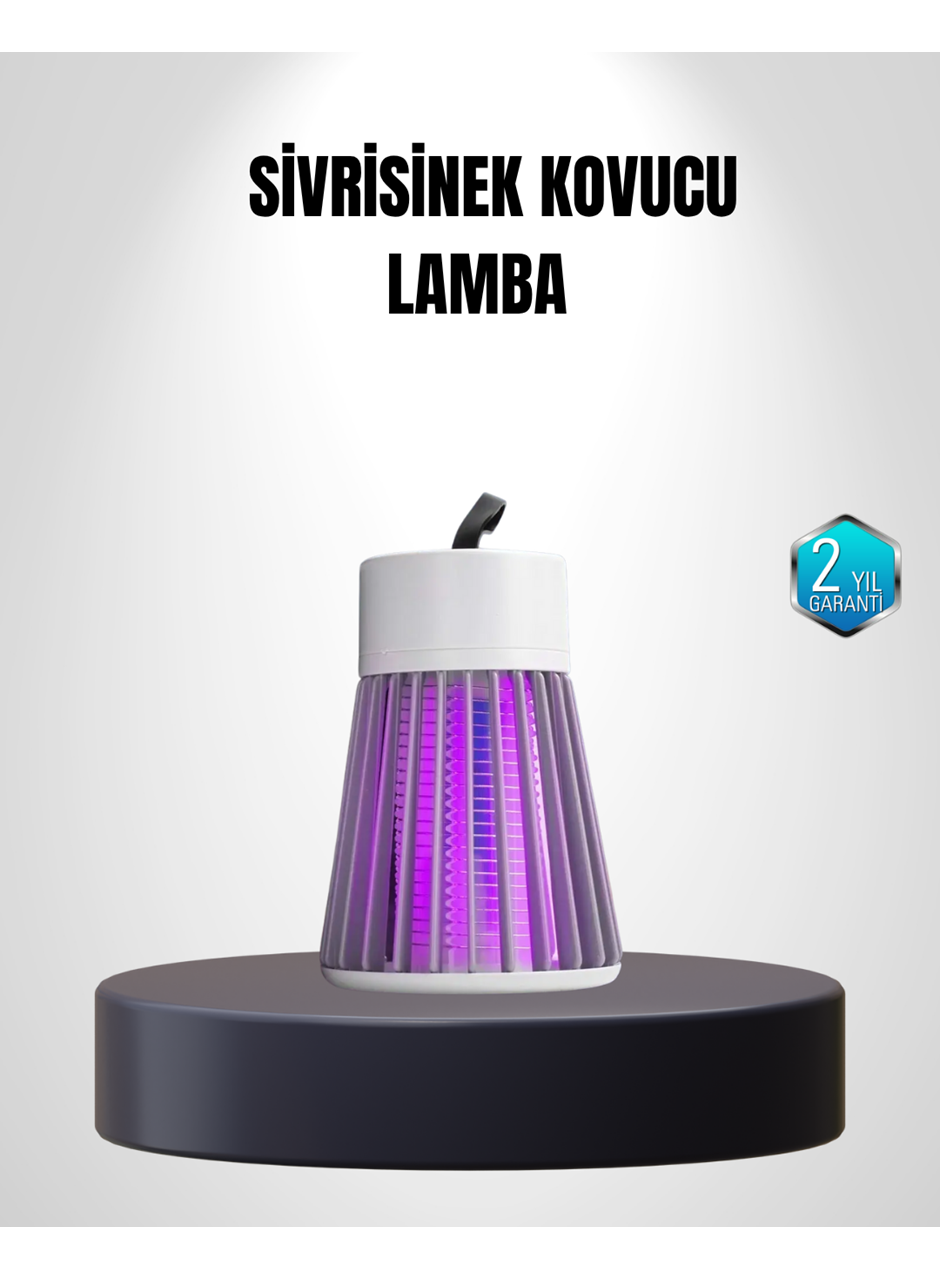 2000 mAh Şarjlı Sivrisinek Kovucu Lamba – Kimyasalsız, Güvenli ve Taşınabilir