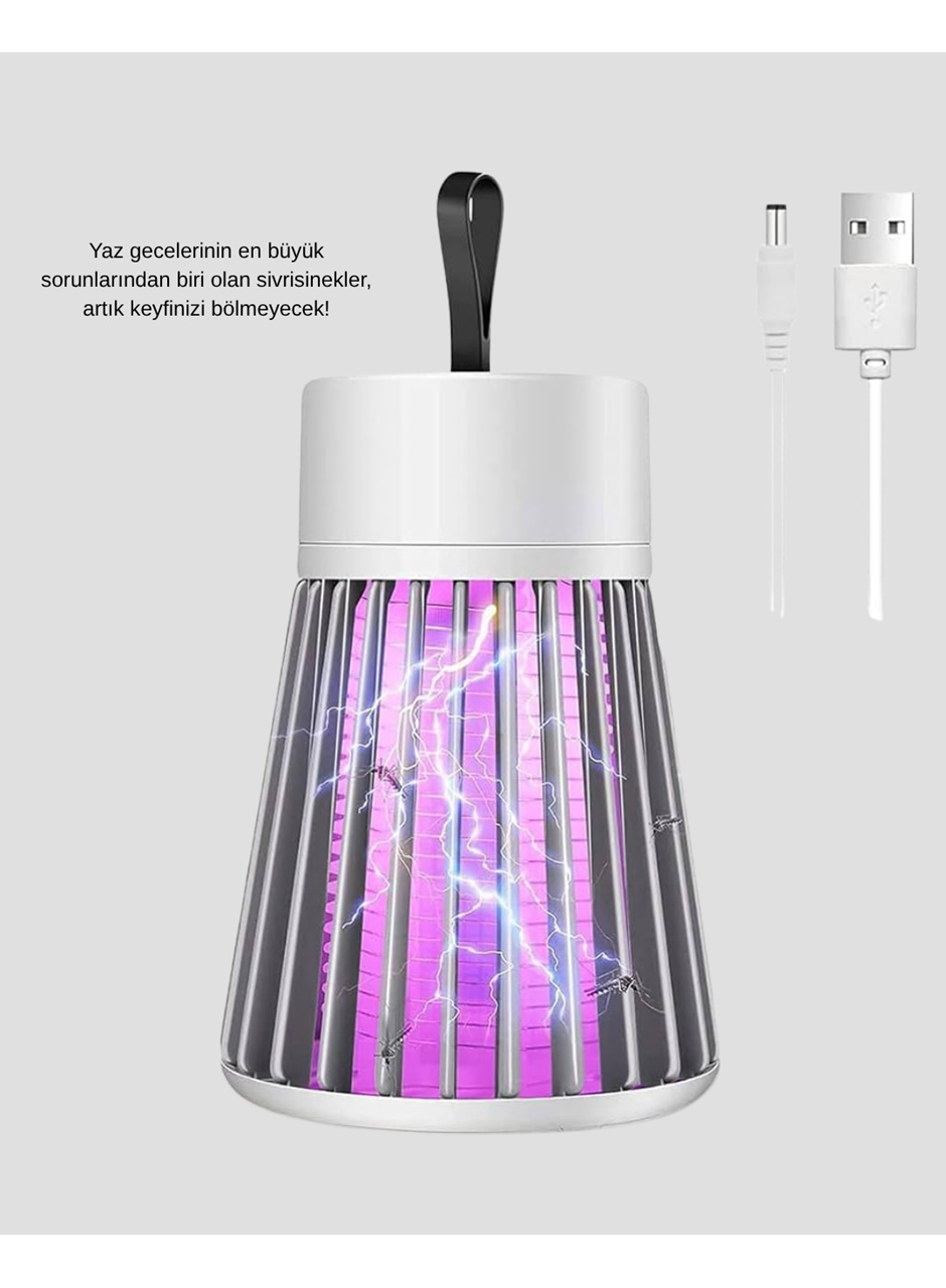 2000 mAh Şarjlı Sivrisinek Kovucu Lamba – Kimyasalsız, Güvenli ve Taşınabilir