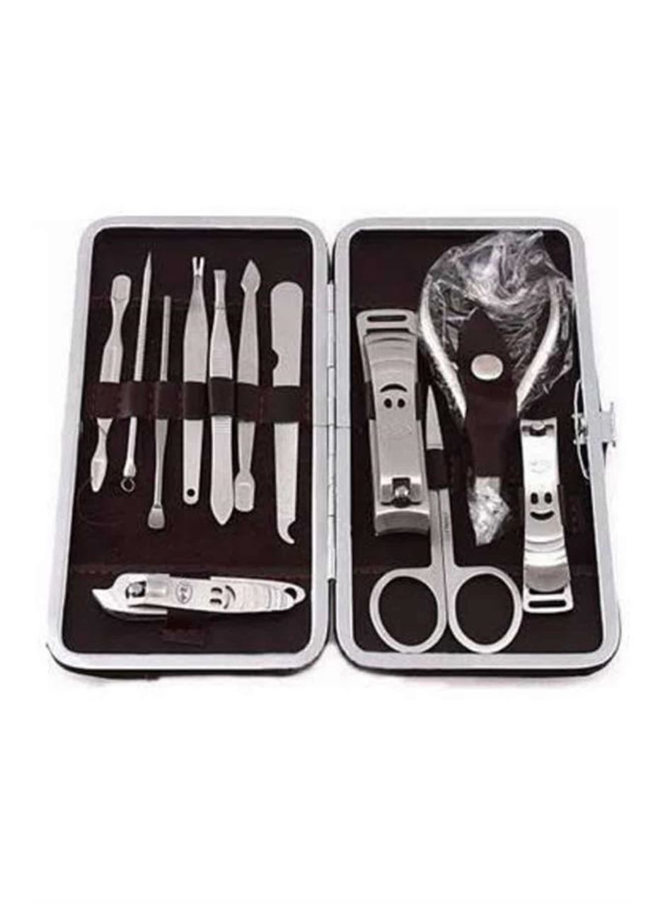 12 Parça Manikür Pedikür Seti Tırnak Bakımı Nasır Temizleme El Ayak Bakımı