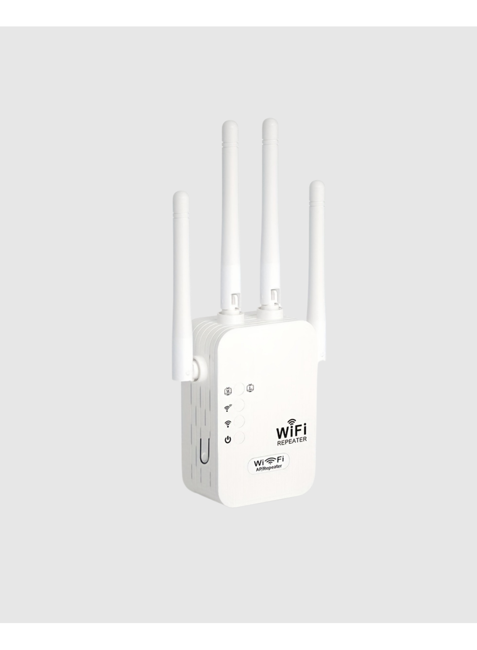 Antenli WiFi Repeater 300m2 Kapsama Alanı WPA3 Güvenlikli