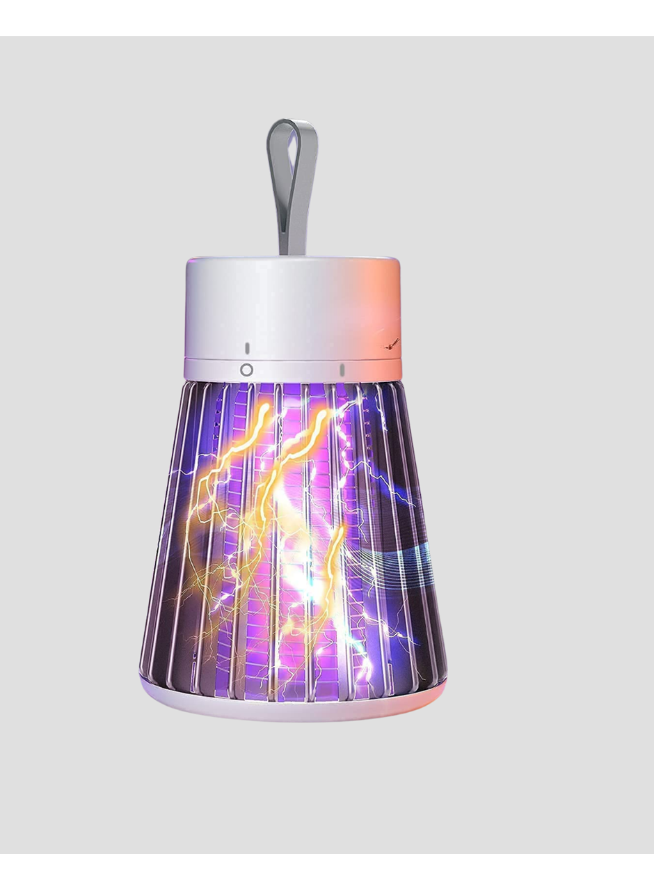 Şarjlı Mor Işıklı Sivrisinek Öldürücü Lamba – Sessiz ve Kimyasal İçermez