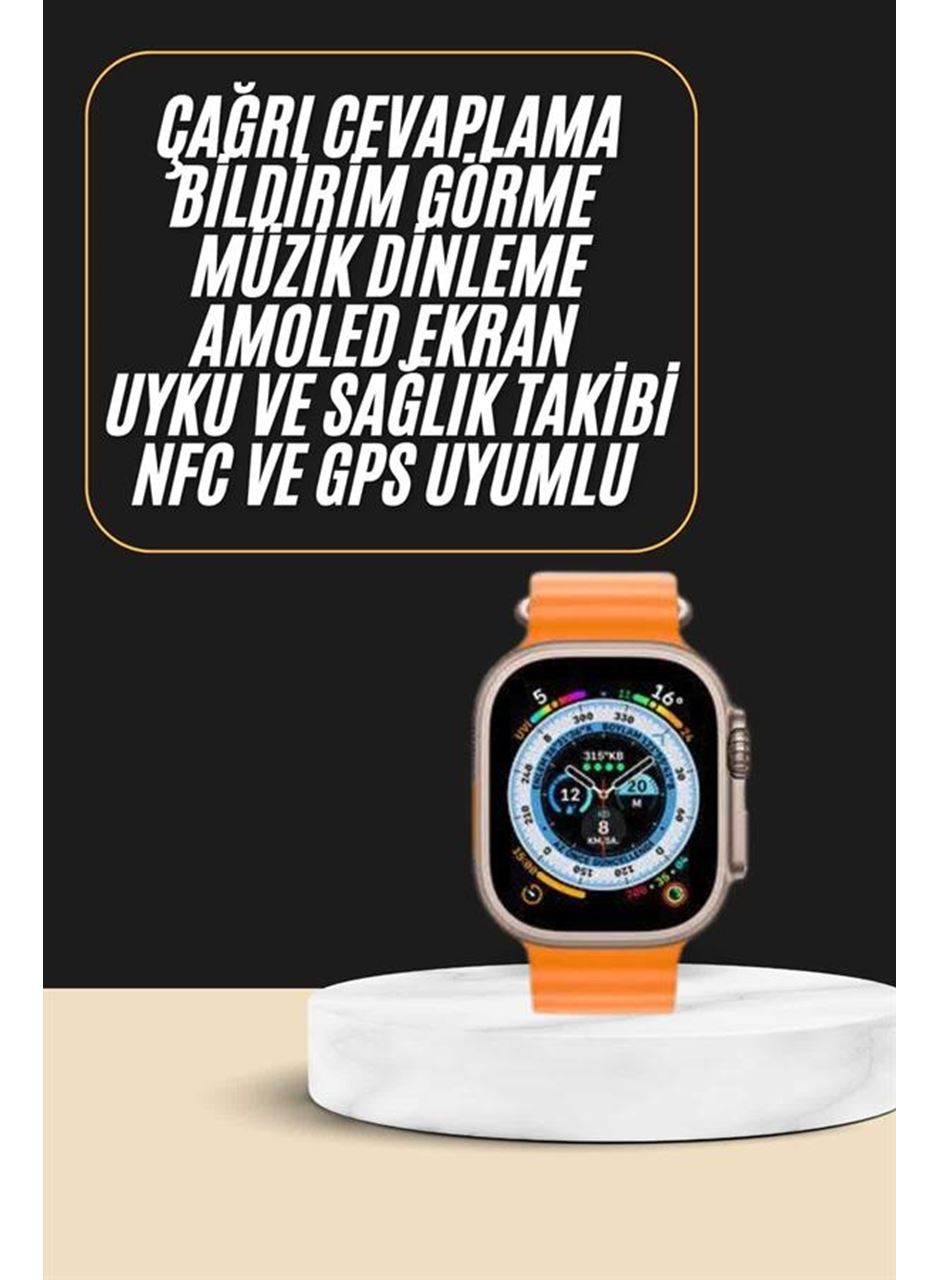 Akıllı Saat Amoled Ekran Bluetooth Bağlantılı Özel Tasarım Unısex