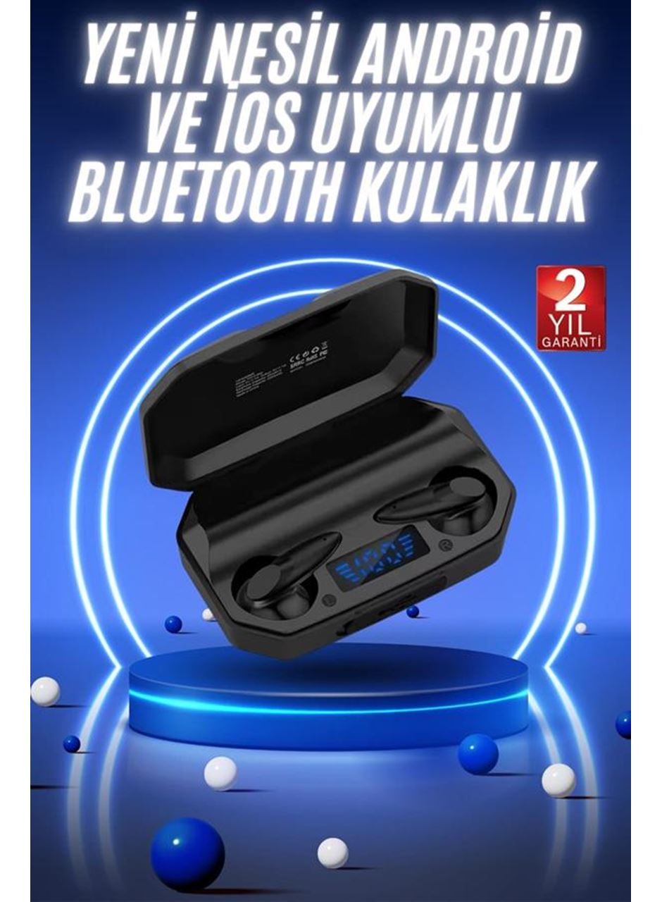 Yeni Nesil Android ve İOS Uyumlu Siyah Profesyonel Oyuncu Kulaklığı
