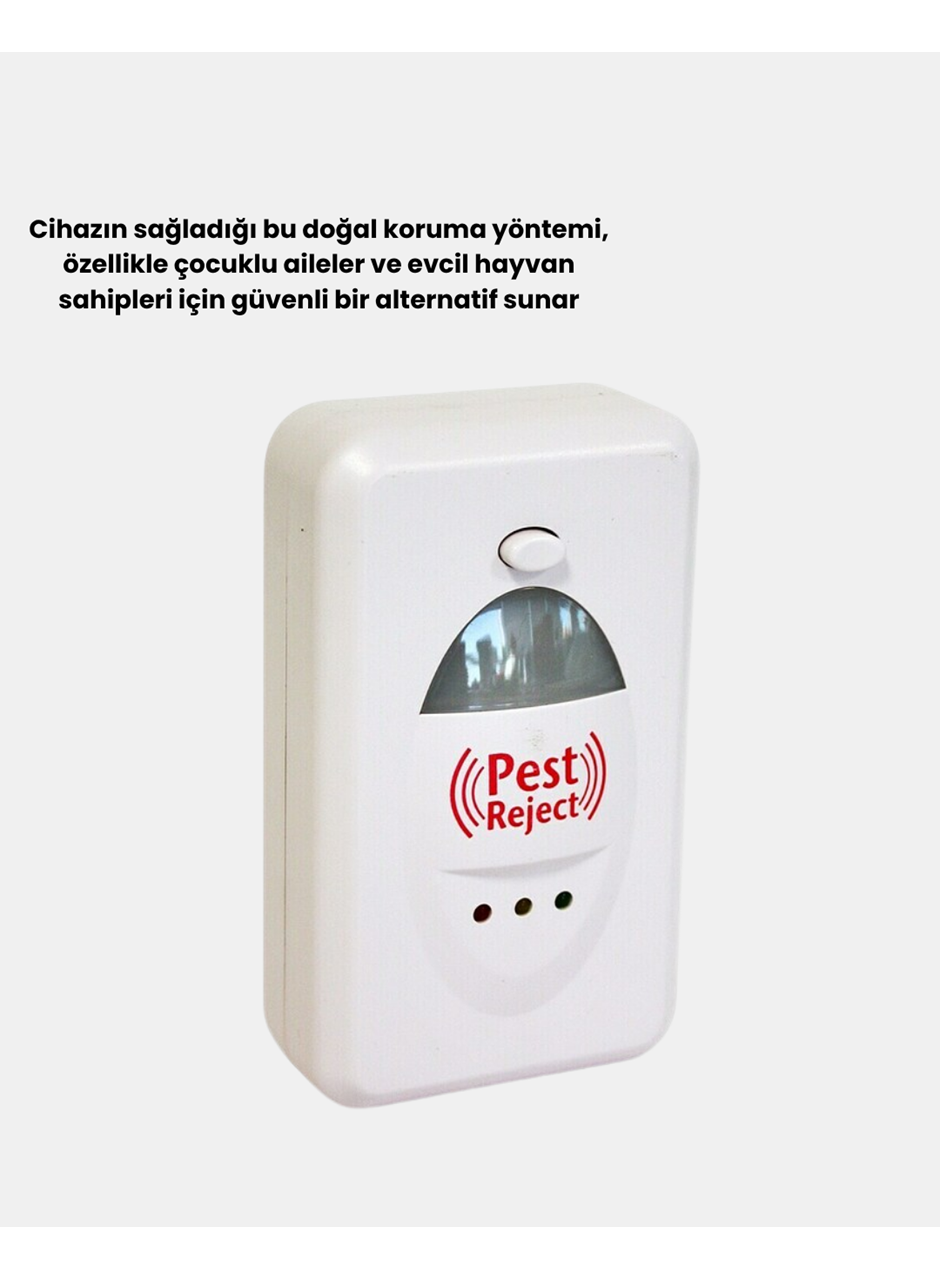 Fare, Sivrisinek ve Böcek Kovucu Ultrasonik Cihaz – Güvenli ve Kimyasalsız Çözüm