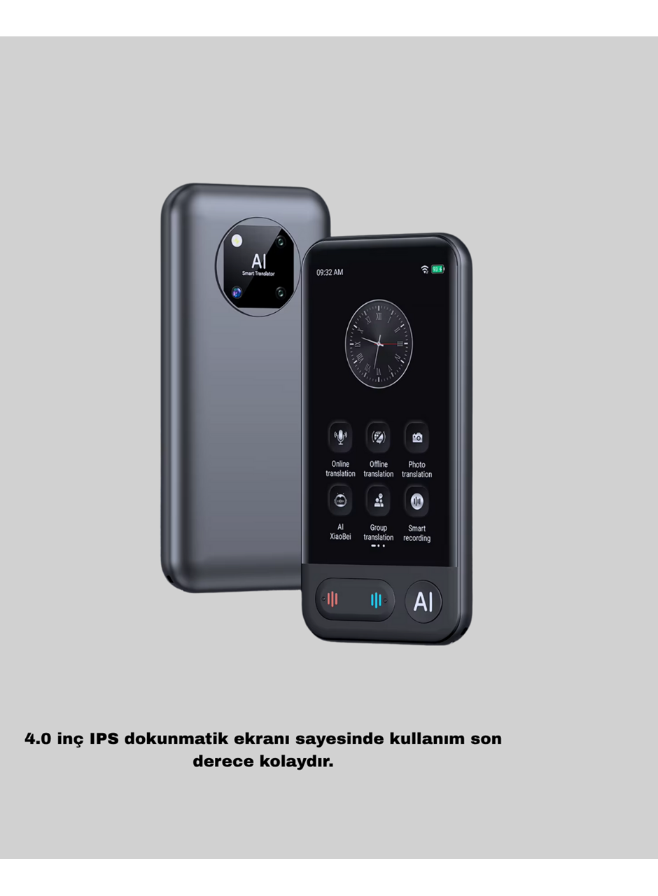 Taşınabilir Akıllı Tercüme Cihazı – Gerçek Zamanlı Ses ve Metin Çevirisi