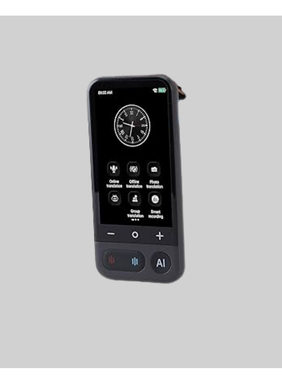 Taşınabilir Akıllı Sesli Çeviri Cihazı – 139 Dil Desteği, Dokunmatik Ekran