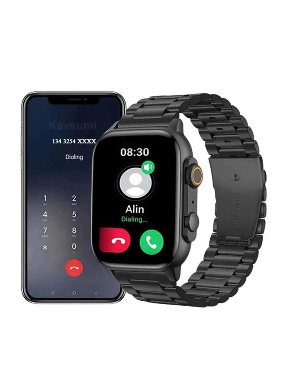 Akıllı Saat Arama Konuşma GPS ve NFC Özelliği 3 Kordonlu Amoled Ekran