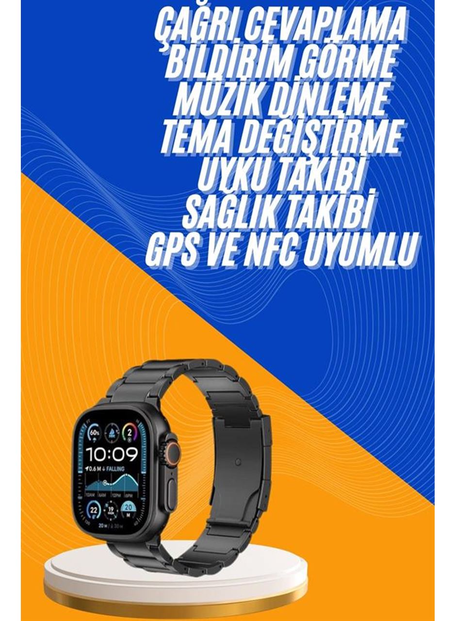 Akıllı Saat 3 Kordonlu Waterproof Adımsayar, Titreşim ve GPS Özelliği