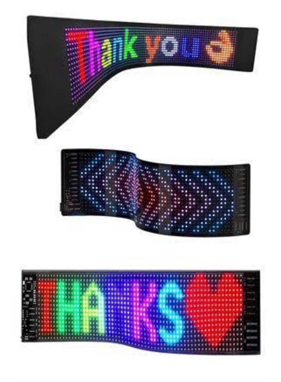 Digital Araba Yazısı Ekran Matrix En Büyük Boy Matrix LED Panel 19*96 pıxel