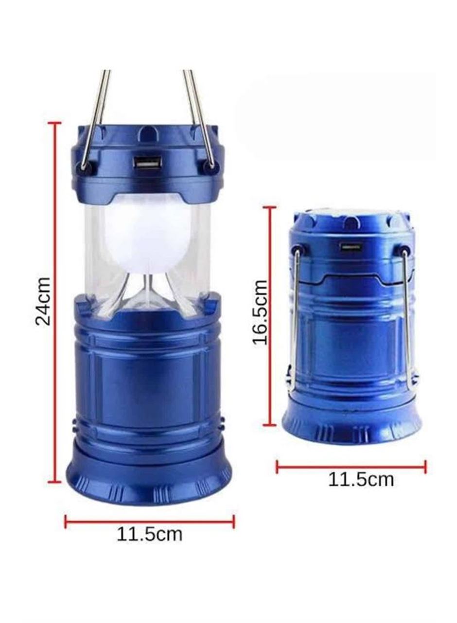 Kamp Lambası Solar Şarjlı Kızaklı Kamp Feneri Led Lamba Işıldak