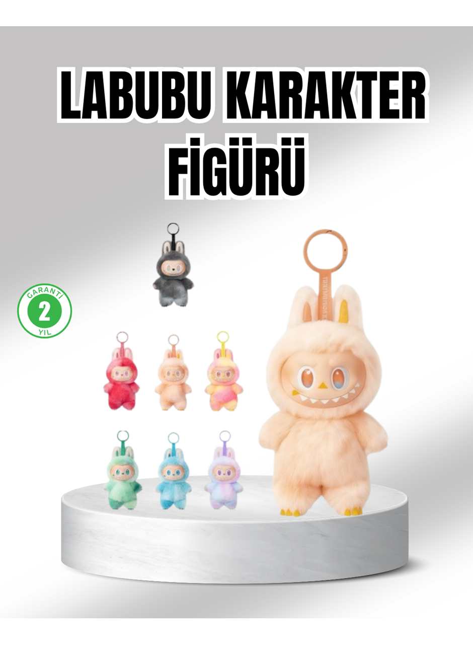 Labubu Peluş Oyuncak – Koleksiyonluk Yumuşak Dekoratif Figür 20 cm