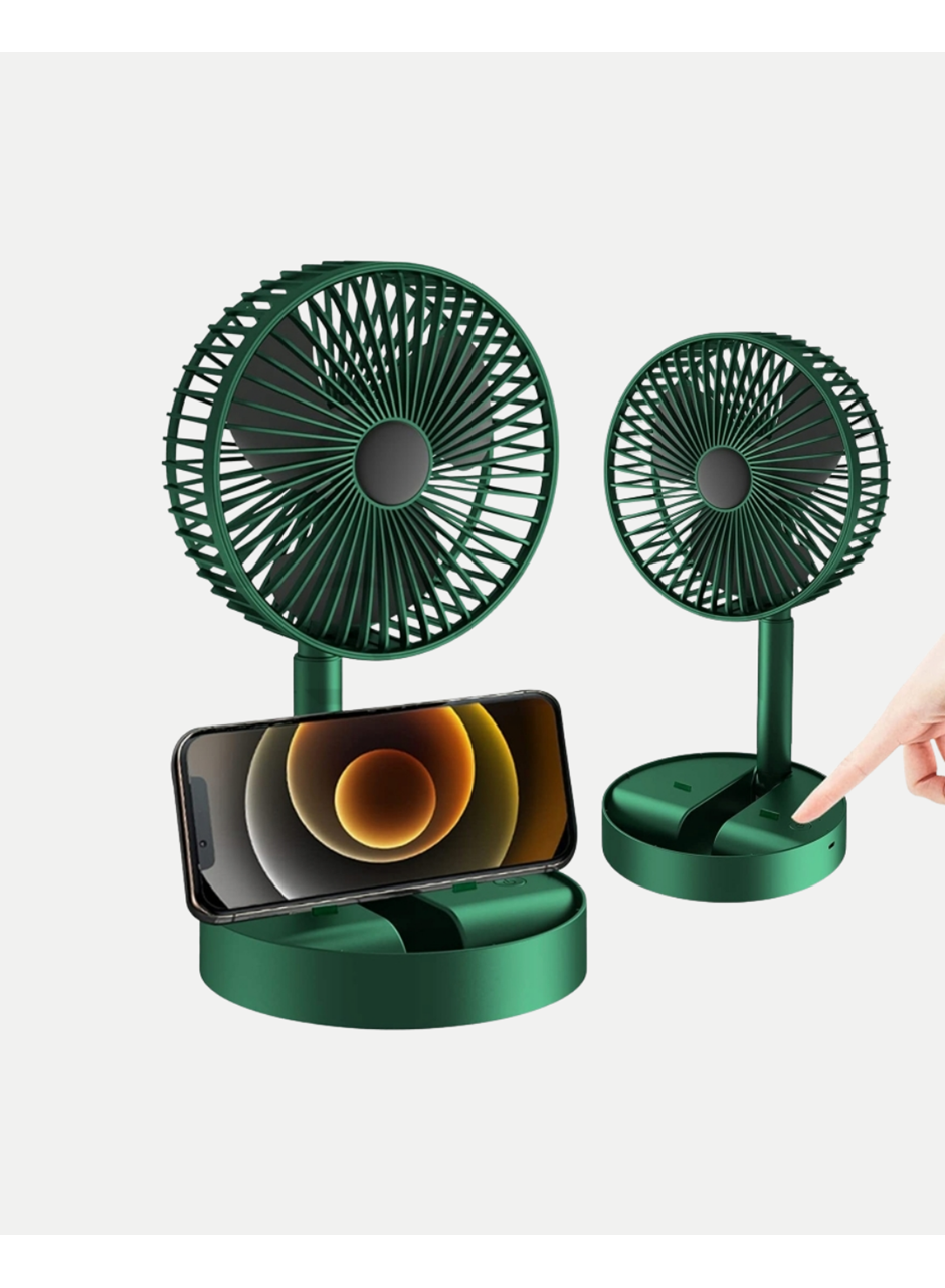 Taşınabilir Katlanabilir Mini Fan 3 Kademeli Şarj Edilebilir