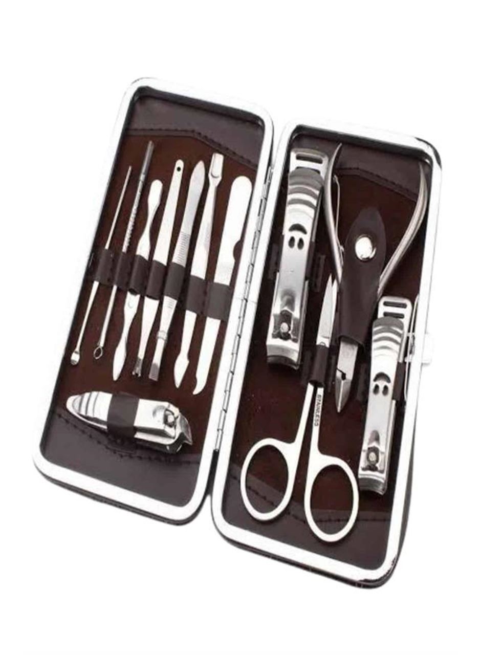Tırnak Bakım Seti Tırnak Düzeltme Batık 12 Parça Çanta Tipi Manikür Pedikür
