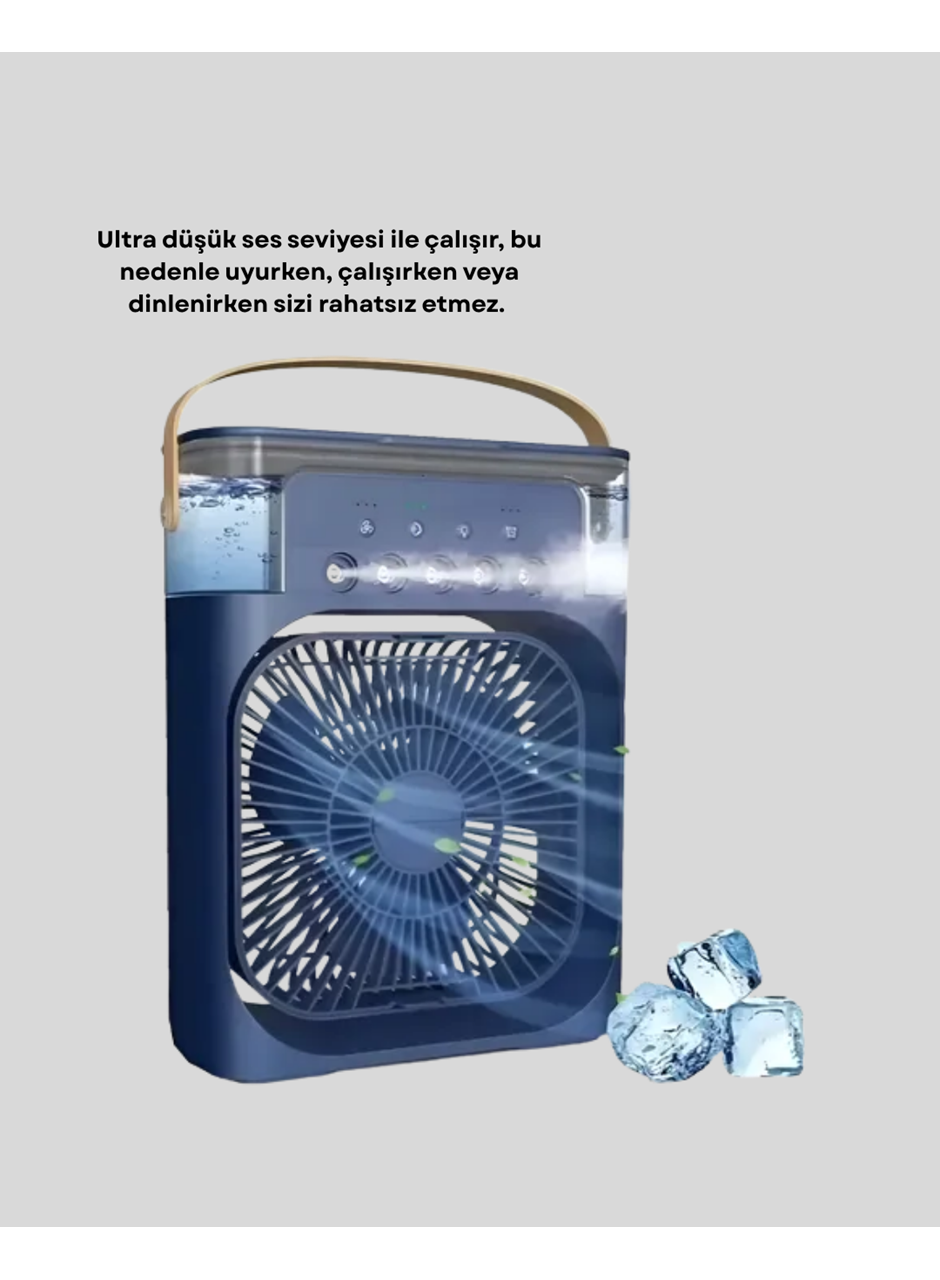 Sessiz Çalışan Turbo Fan Güçlü Hava Akışlı Masa Üstü Vantilatör