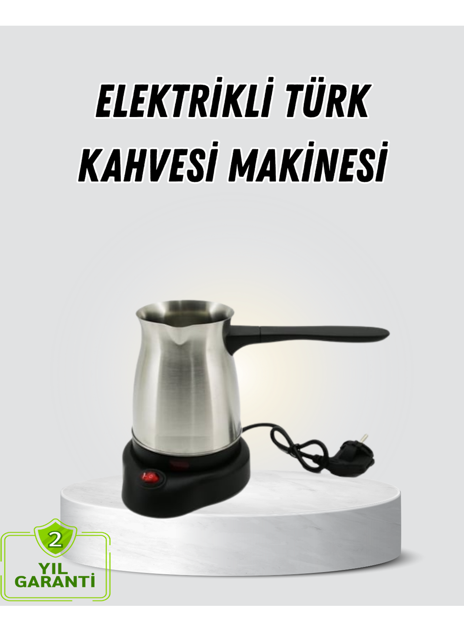 800W Paslanmaz Elektrikli Cezve Gizli Rezistans ve Ergonomik Kulp