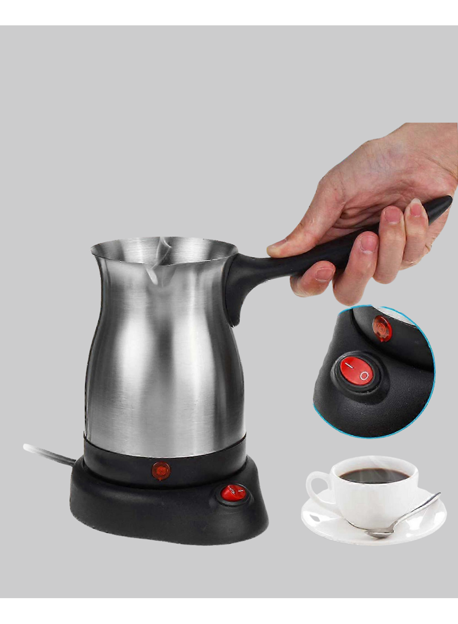 800W Paslanmaz Elektrikli Cezve Gizli Rezistans ve Ergonomik Kulp